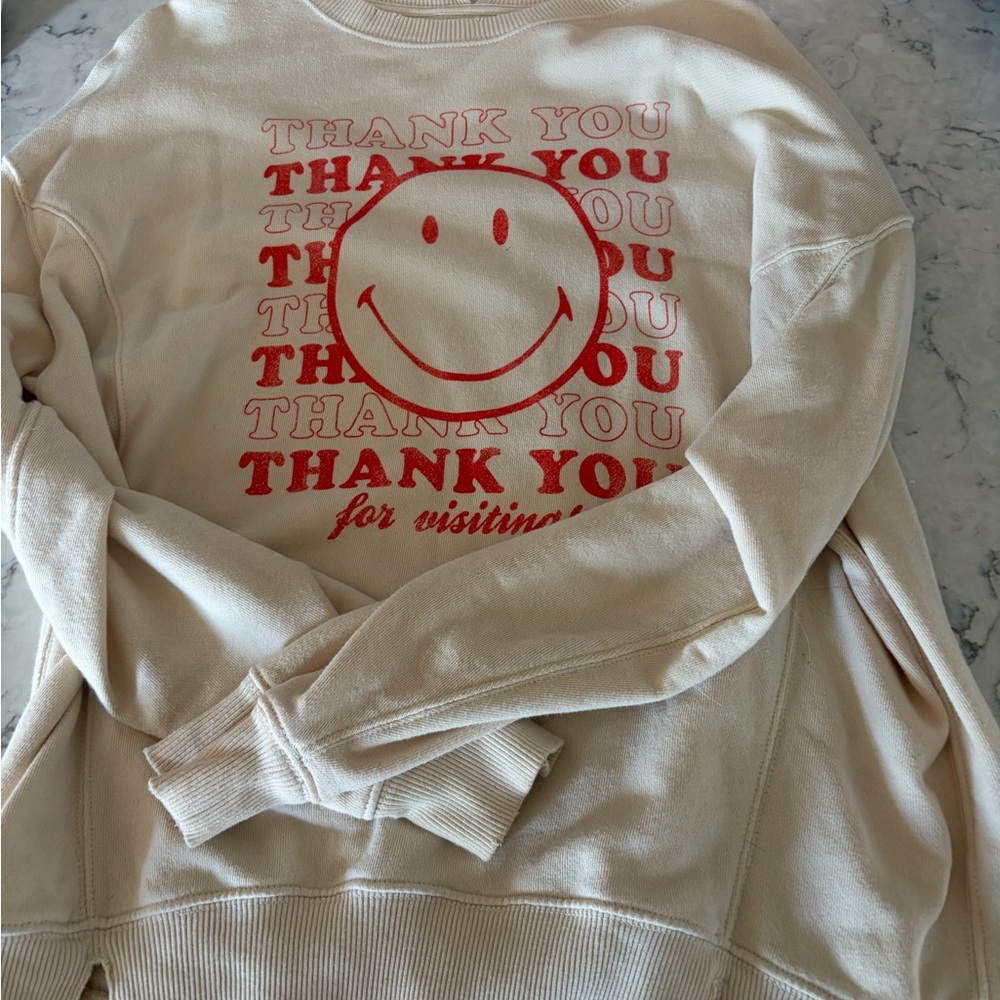 Aerie Cream Knit Top